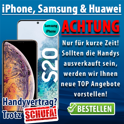 Handyvertrag ohne Schufa: iPhone14 Samsung Huawei 100% Annahme